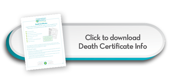 Sand Springs Ok Cremation Service Media Forms Death Certificate Info
